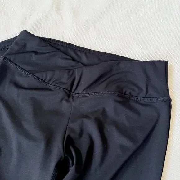 Electric Yoga Womens Leggings Sheer Striped Black Gym Casual Small S - Picture 2 of 5